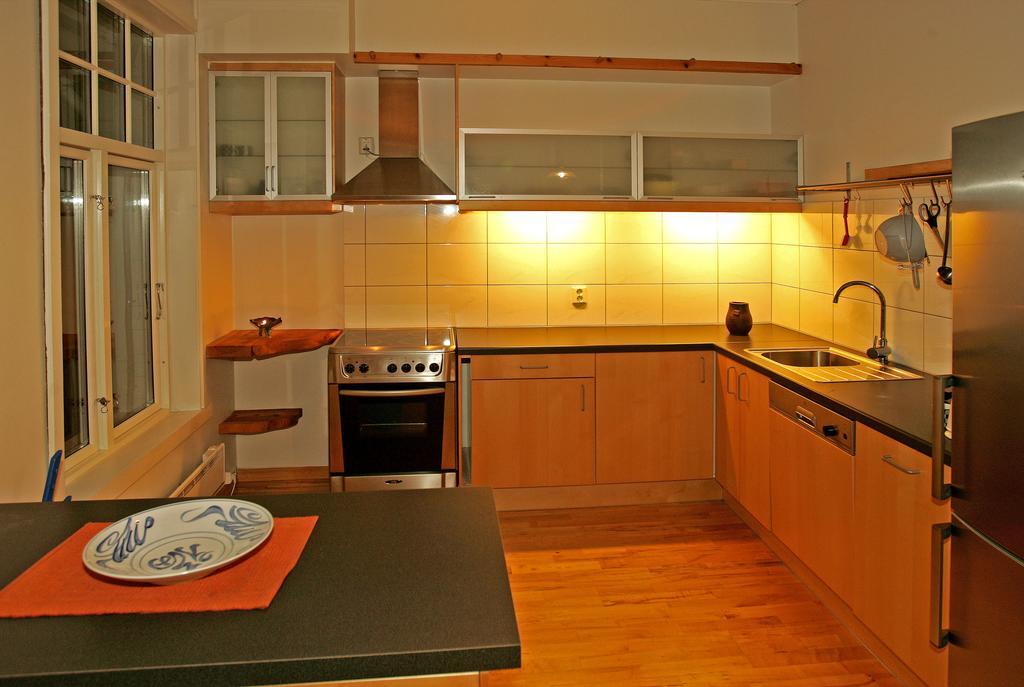 Vikinghaug Apartment ออดดา ภายนอก รูปภาพ