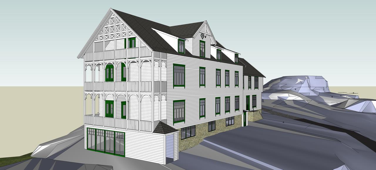Vikinghaug Apartment ออดดา ภายนอก รูปภาพ